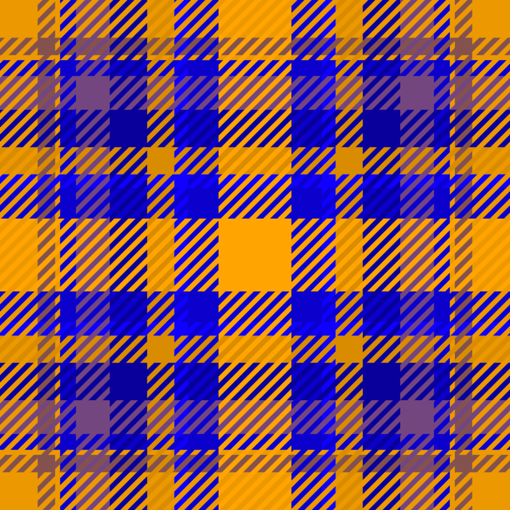 What this pattern looks like on a mockup lucky table cloth scaled down 